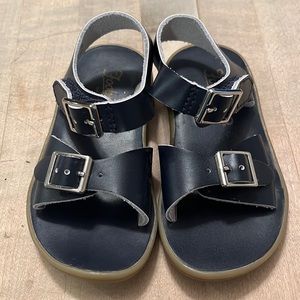 Footmates toddler navy leather Tide sandal size 6